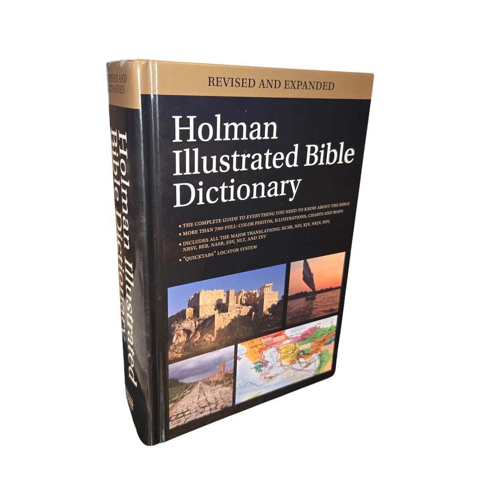 Holman Illustrated Bible Dictionary Revised Expanded Hardcover Black Reference
